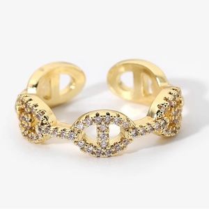 Crystal horse bit ring